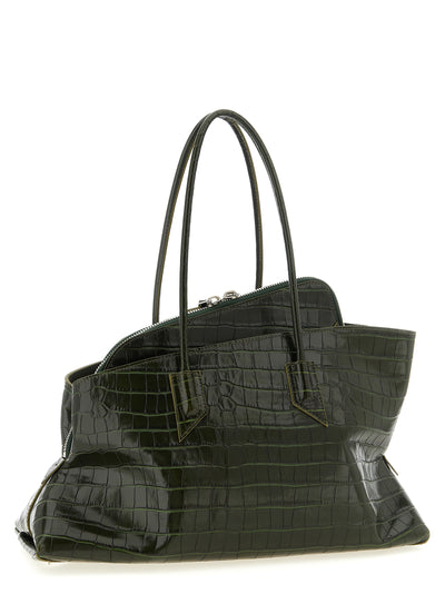 The Attico Bicolor Calfskin Shoulder Bag