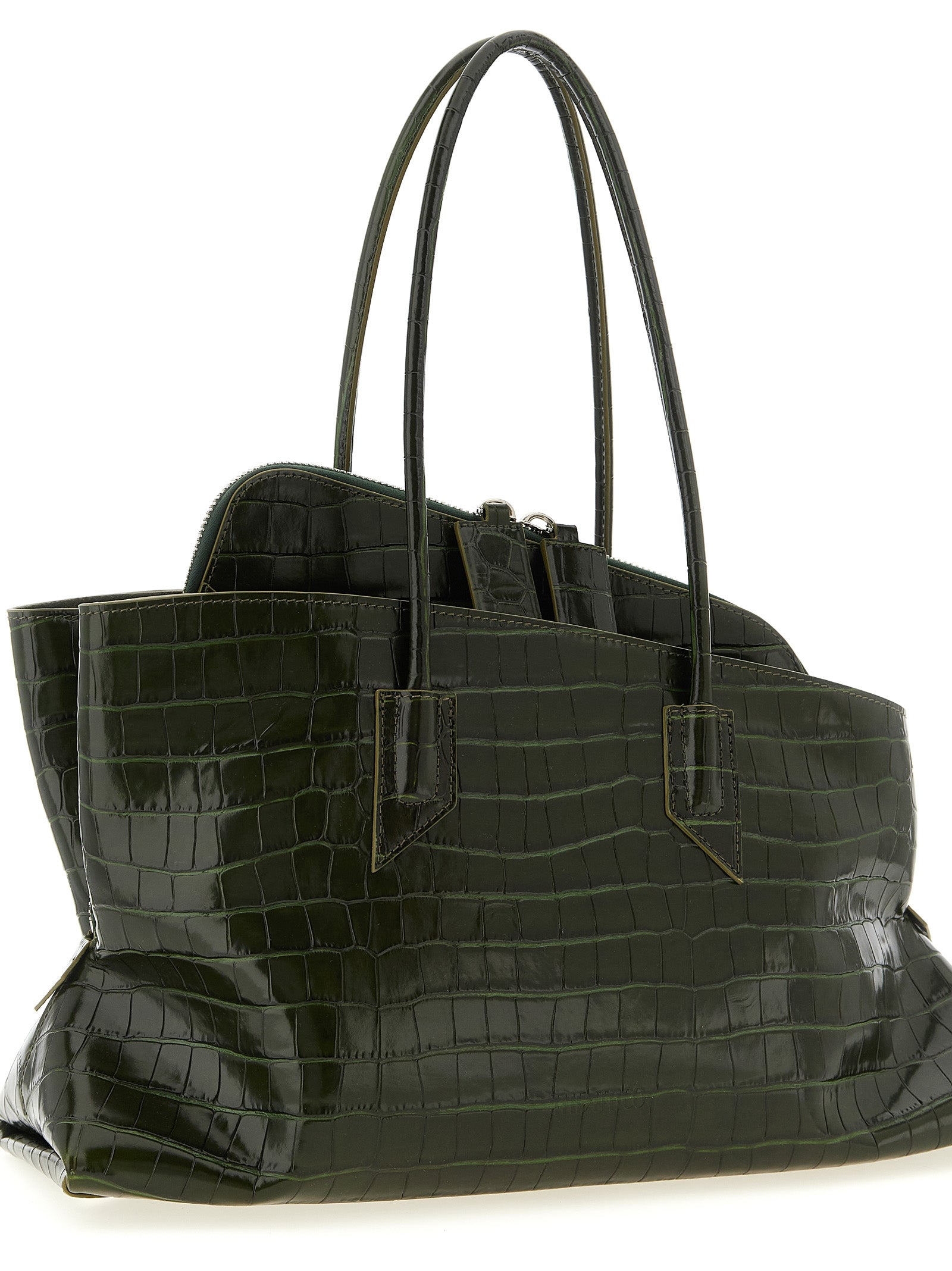 The Attico Bicolor Calfskin Shoulder Bag