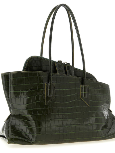 The Attico Bicolor Calfskin Shoulder Bag