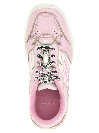Balenciaga Multicolor Calfskin Athletic Sneakers