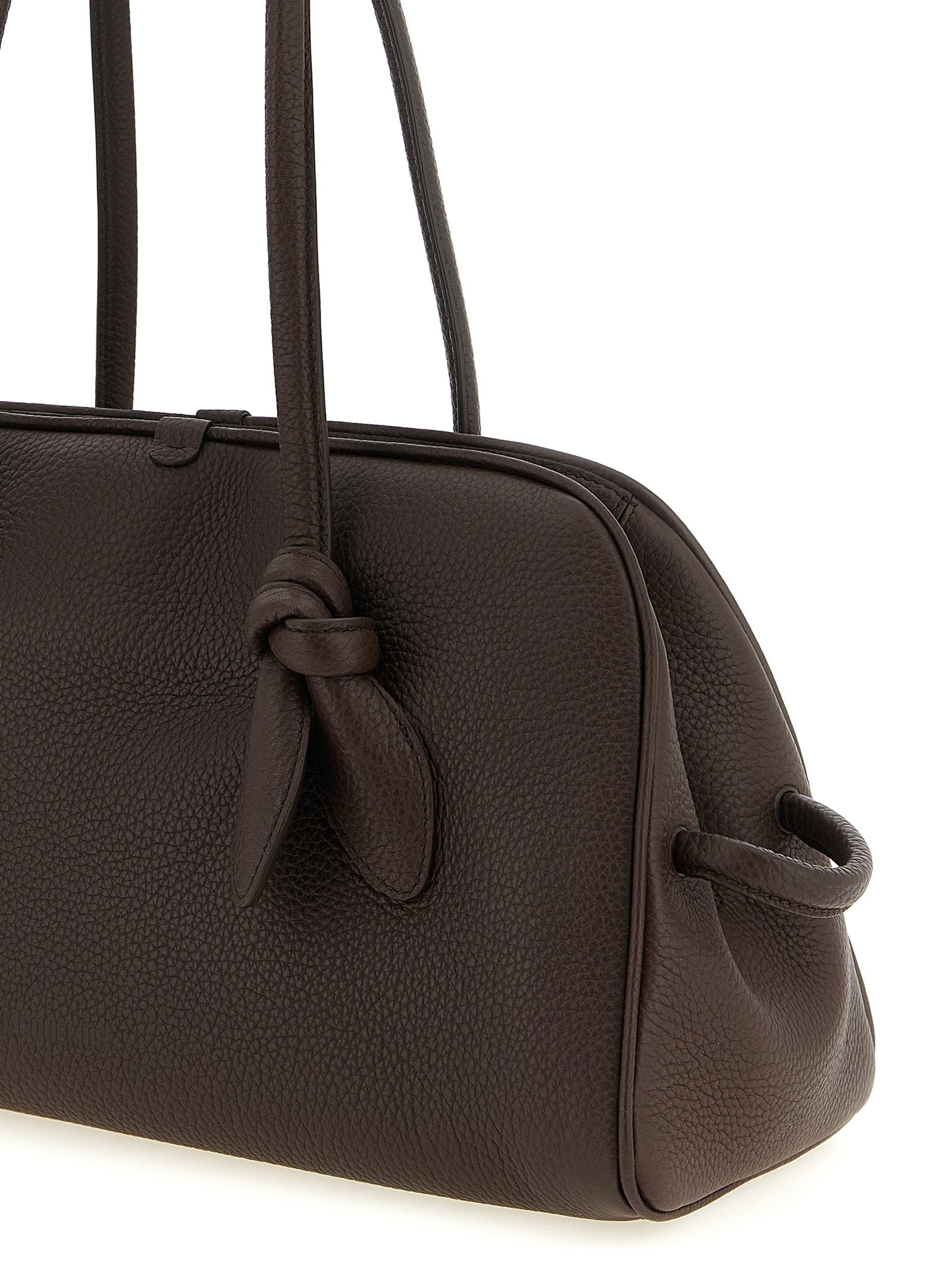Jacquemus Brown Calfskin Shoulder Bag