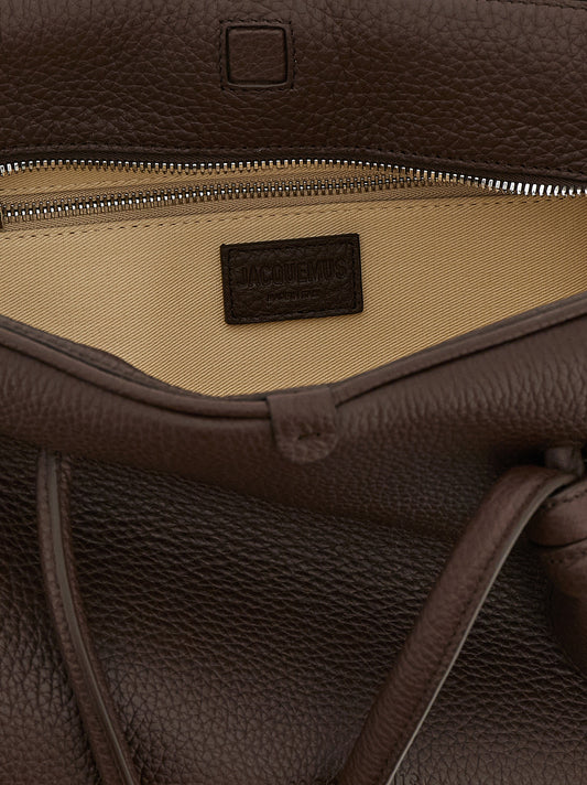 Jacquemus Brown Calfskin Shoulder Bag