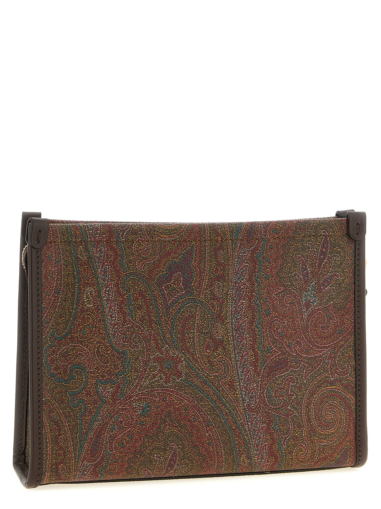 Etro Multicolor Cotton Clutch Bag