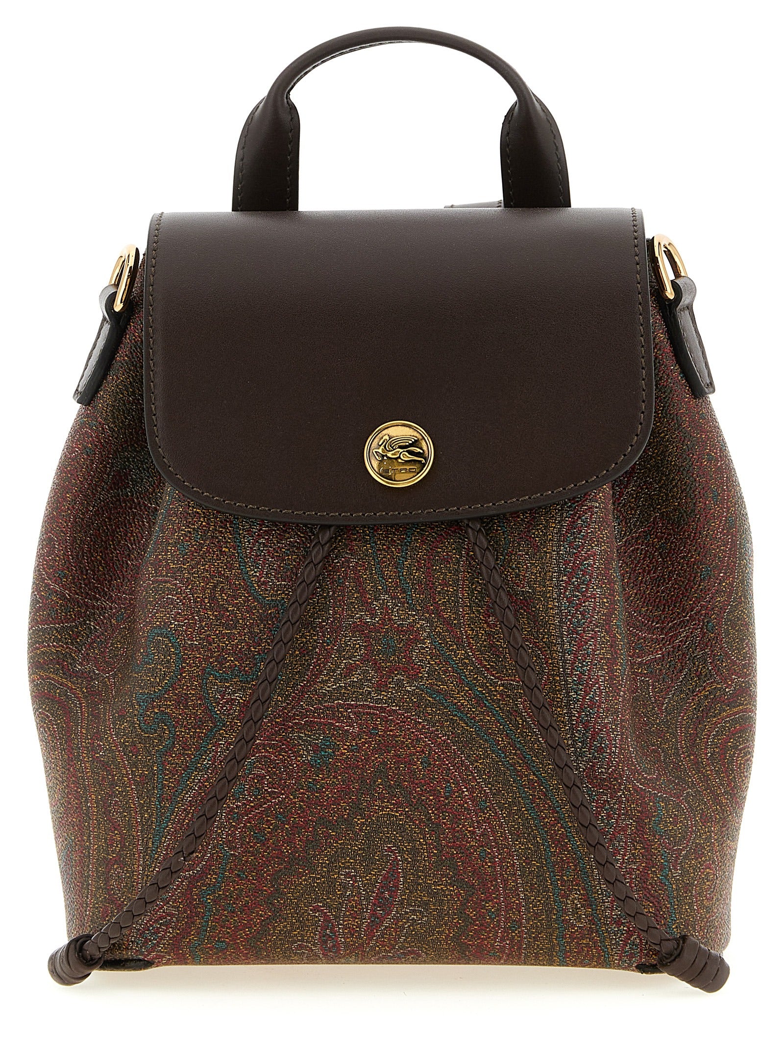 Etro Multicolor Cotton Backpack