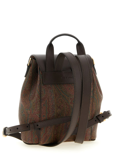 Etro Multicolor Cotton Backpack