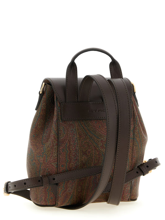 Etro Multicolor Cotton Backpack