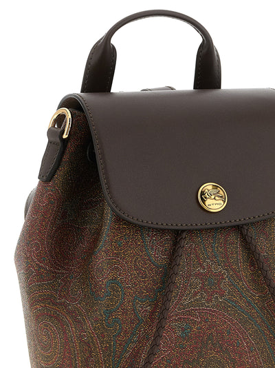 Etro Multicolor Cotton Backpack
