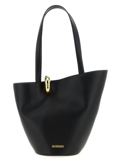 Jacquemus Black Cowhide Shoulder Bag