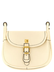 Valentino Garavani White Calfskin Shoulder Bag