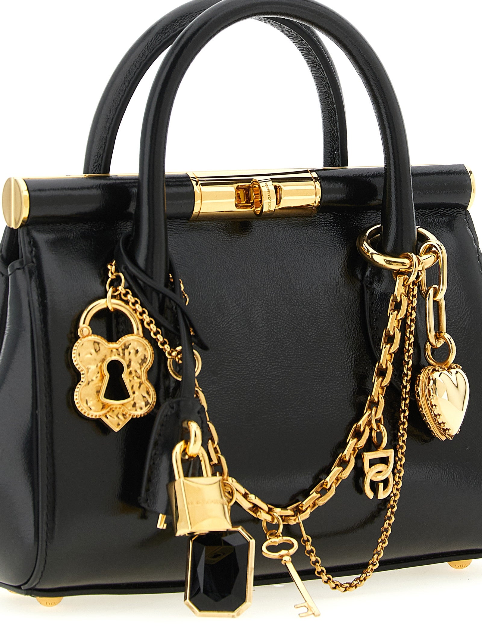 Dolce & Gabbana Black Calfskin Handbag