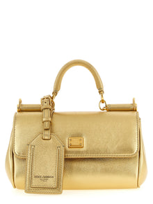 Dolce & Gabbana Gold Calfskin Handbag