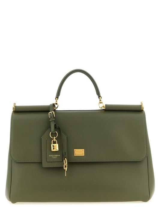 Dolce & Gabbana Bicolor Calfskin Handbag