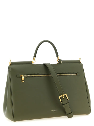 Dolce & Gabbana Bicolor Calfskin Handbag