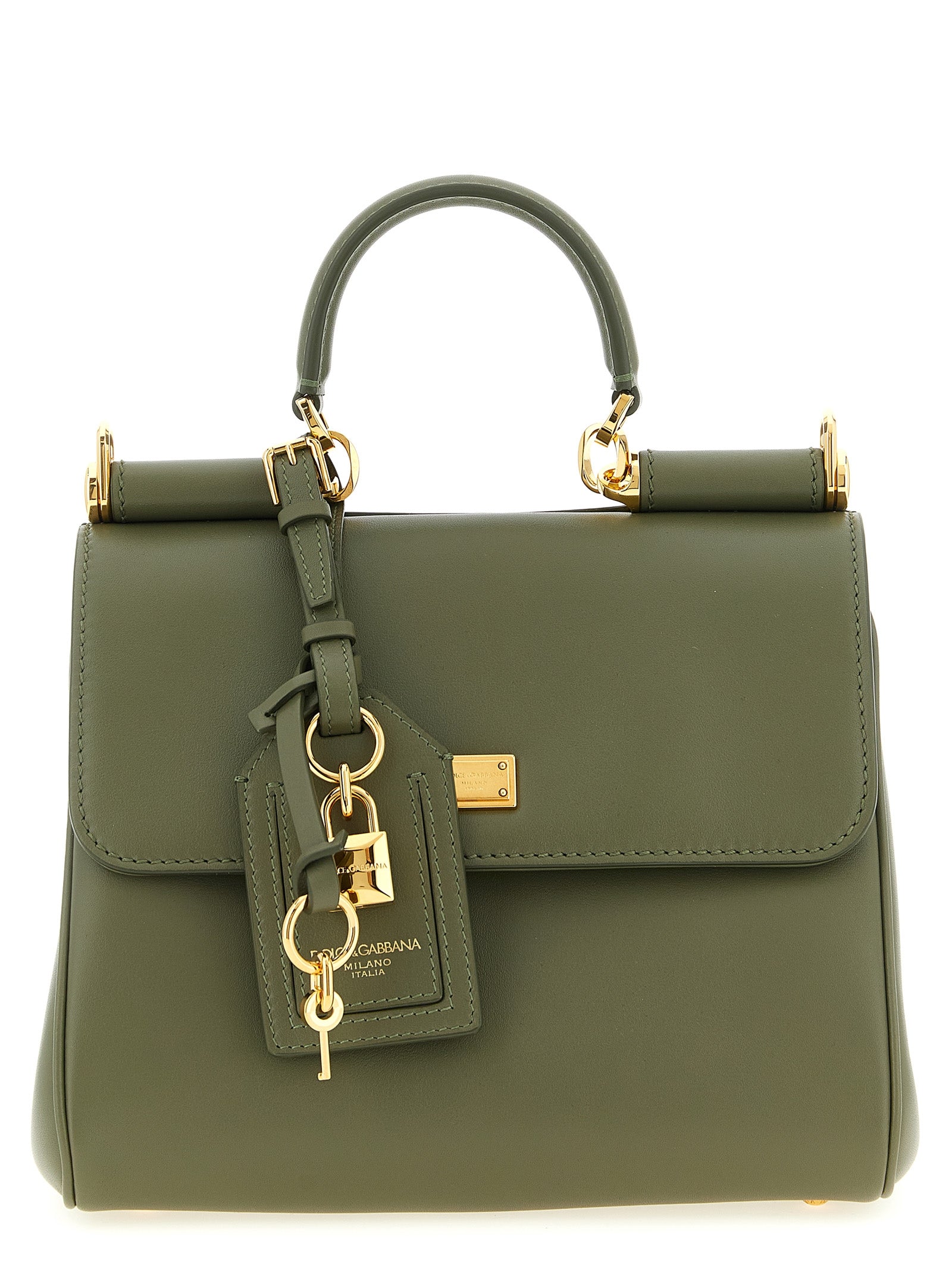 Dolce & Gabbana Bicolor Calfskin Handbag