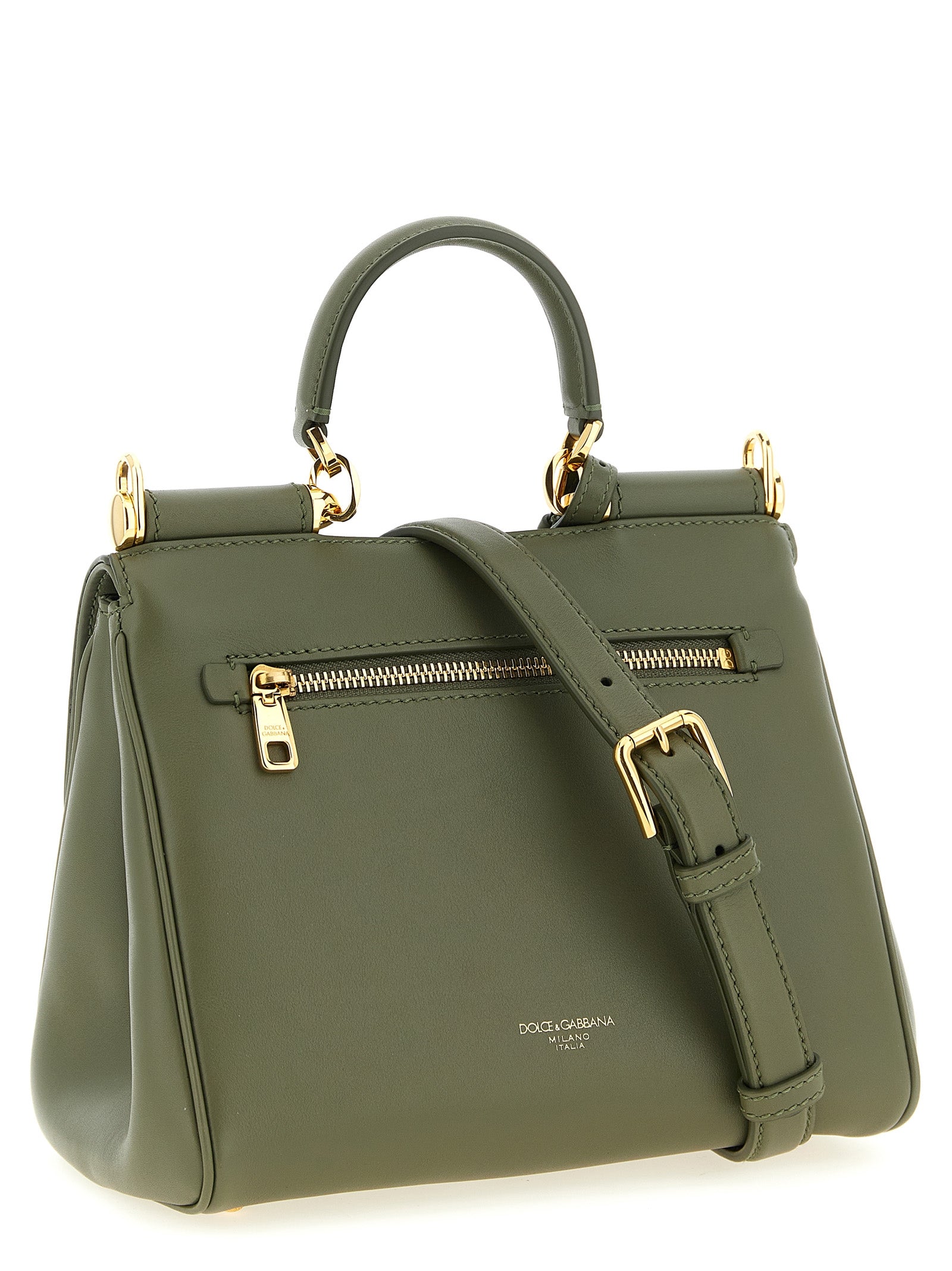 Dolce & Gabbana Bicolor Calfskin Handbag