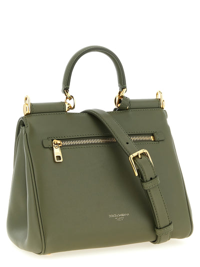 Dolce & Gabbana Bicolor Calfskin Handbag