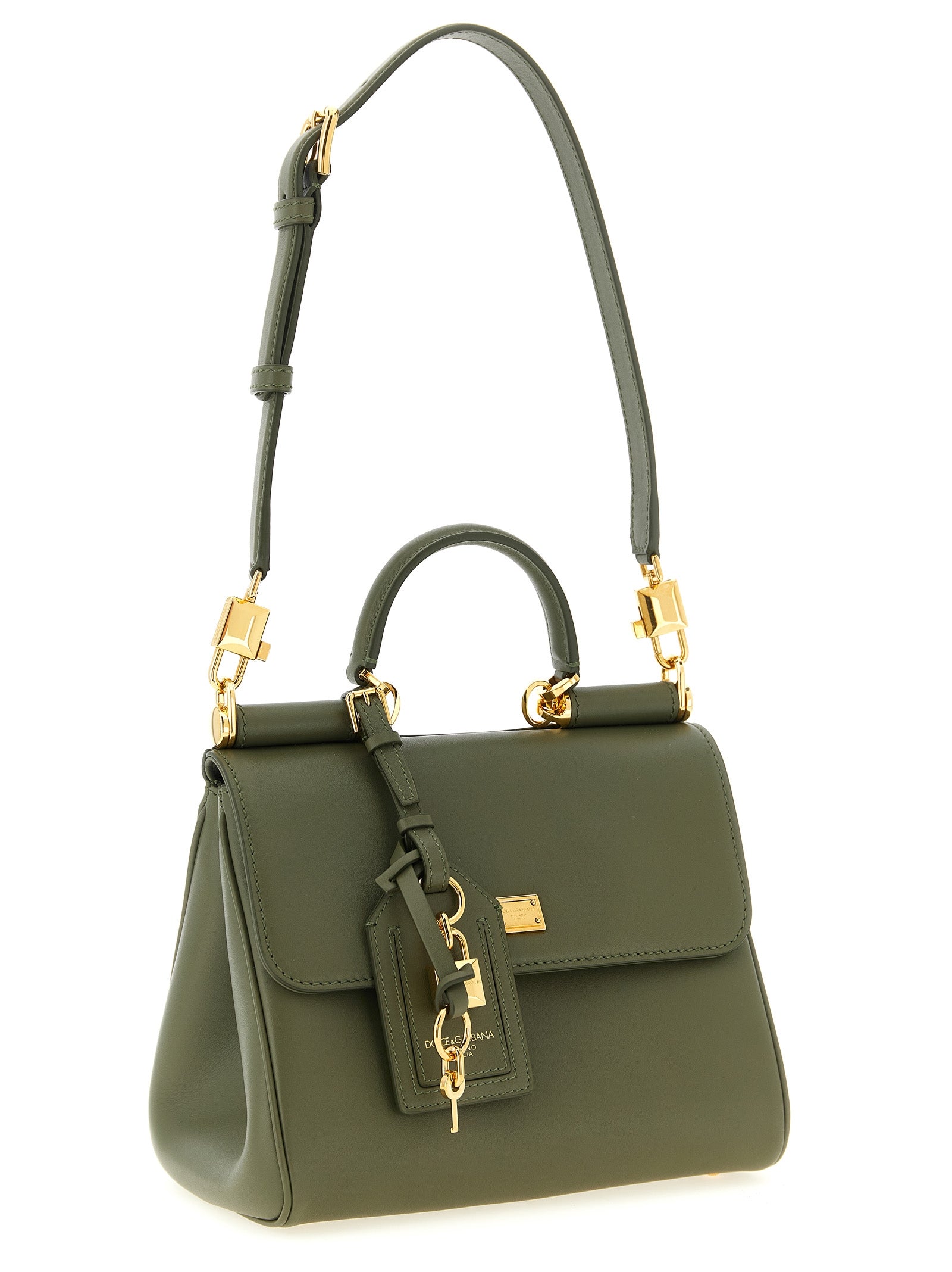 Dolce & Gabbana Bicolor Calfskin Handbag