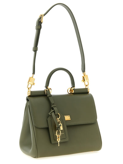 Dolce & Gabbana Bicolor Calfskin Handbag
