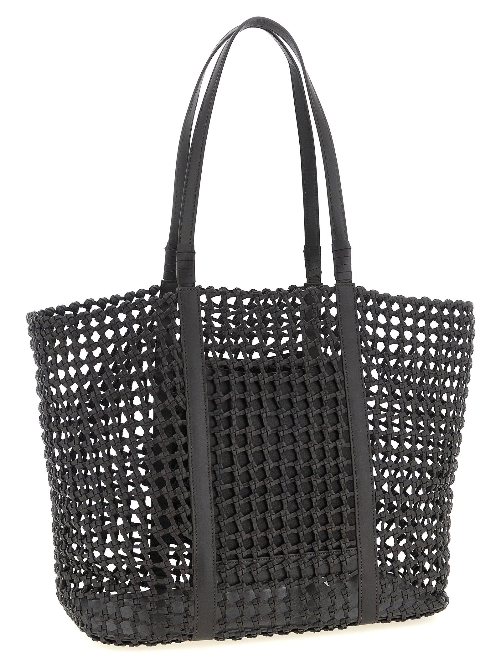 Staud Brown Cowhide Tote Bag