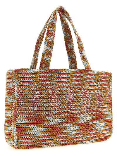 Valentino Garavani Multicolor Viscose Tote Bag