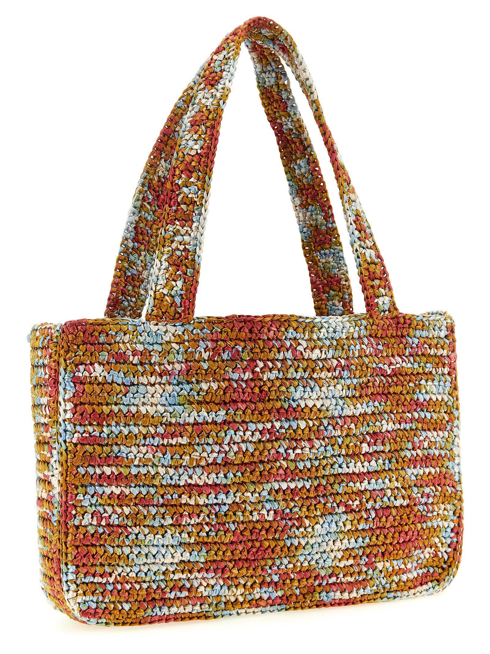 Valentino Garavani Multicolor Viscose Tote Bag