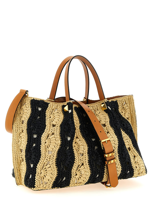 Valentino Garavani Beige Viscose Handbag