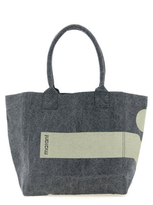 Isabel Marant Black Cotton Tote Bag