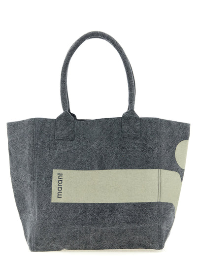 Isabel Marant Black Cotton Tote Bag