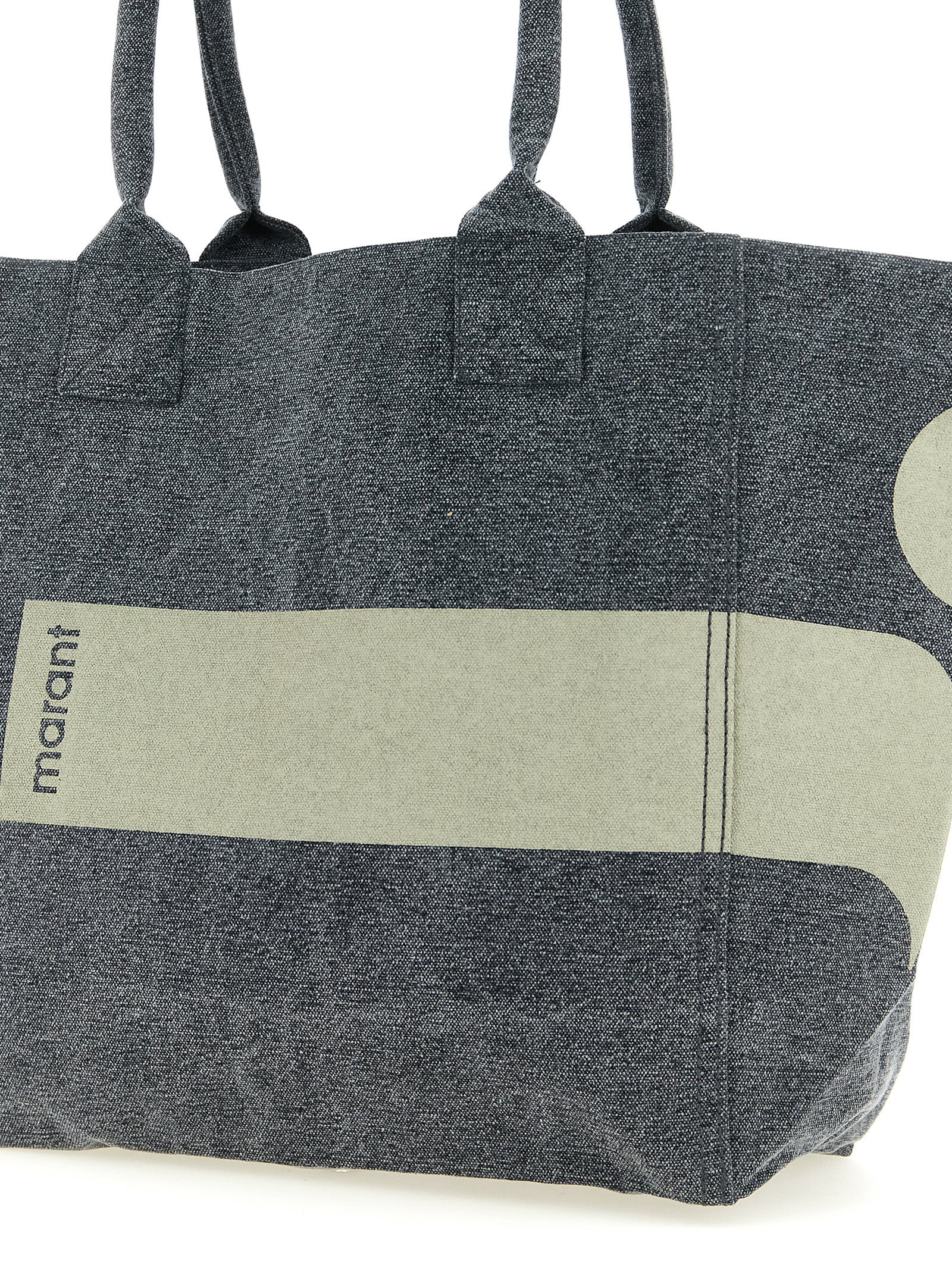 Isabel Marant Black Cotton Tote Bag
