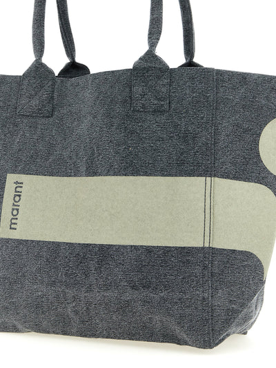 Isabel Marant Black Cotton Tote Bag