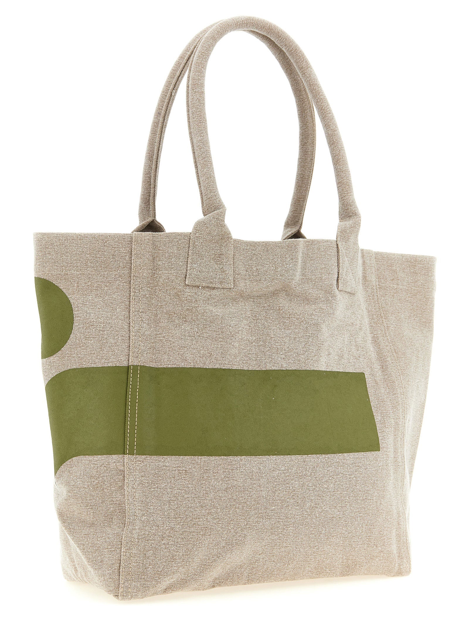 Isabel Marant Bicolor Cotton Tote Bag
