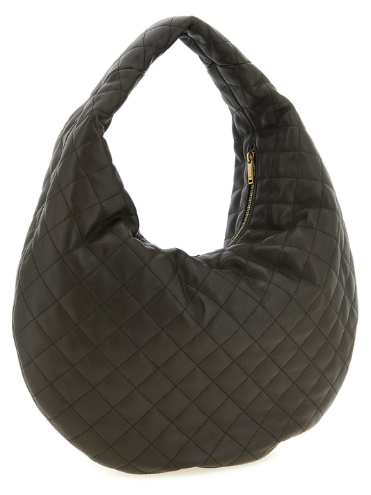 Saint Laurent Brown Lamb Leather Shoulder Bag