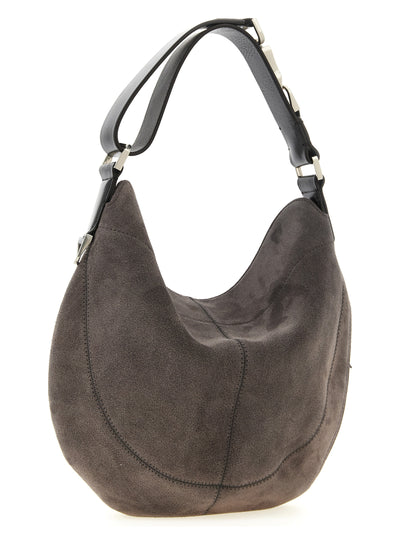 Lemaire Gray Calfskin Shoulder Bag
