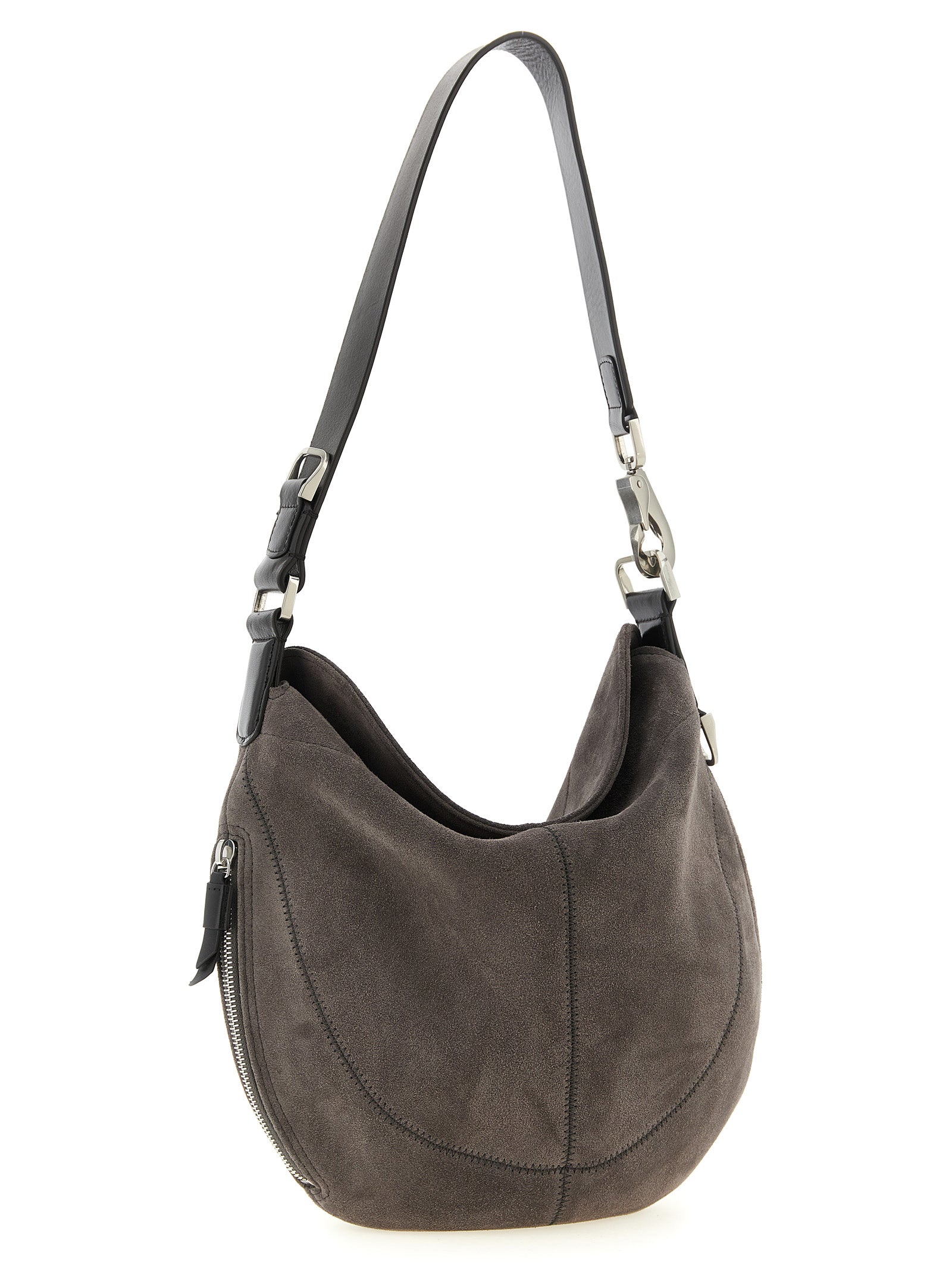 Lemaire Gray Calfskin Shoulder Bag