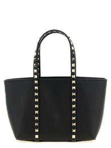 Valentino Garavani Black Calfskin Tote Bag