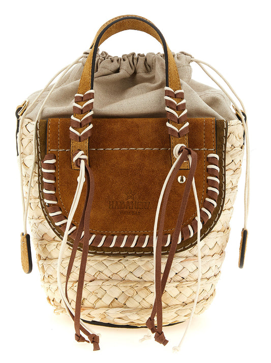 CUBA LAB Beige Pantograph Handbag
