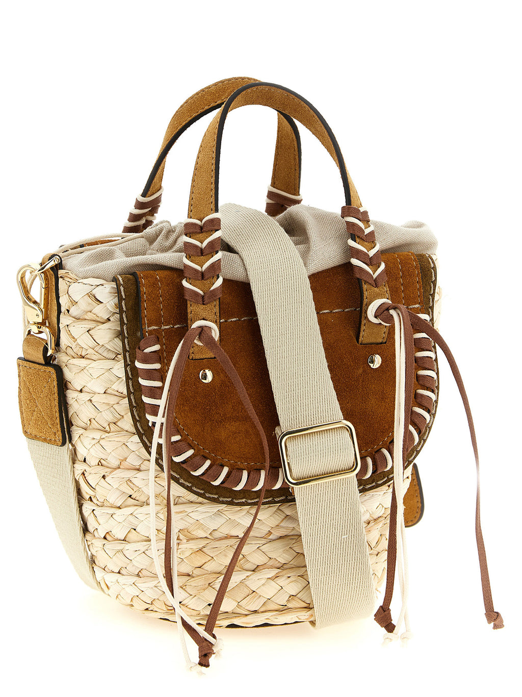 CUBA LAB Beige Pantograph Handbag