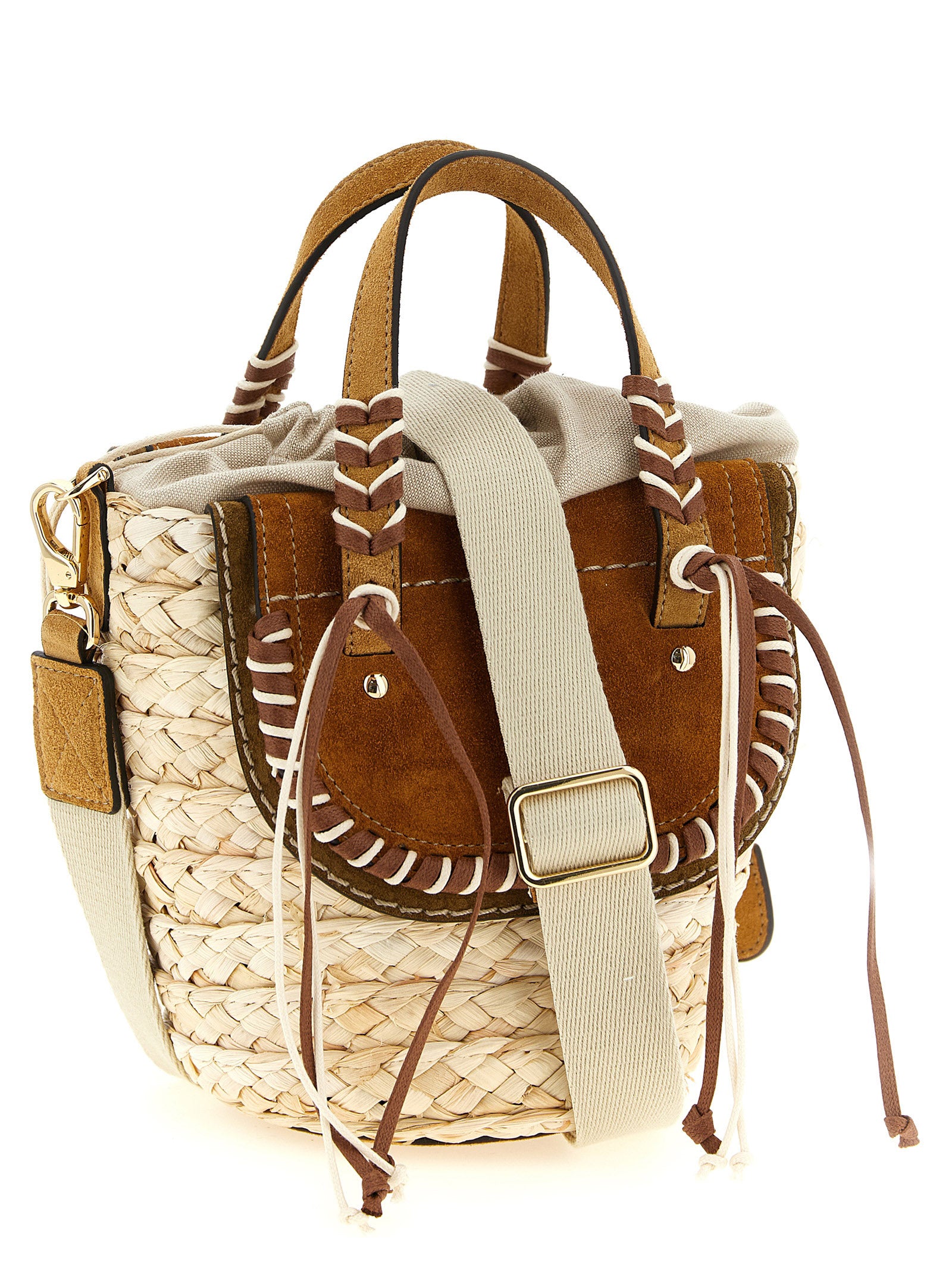 CUBA LAB Beige Pantograph Handbag