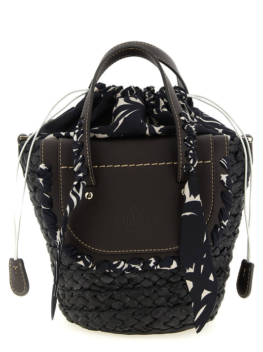 CUBA LAB Black Pantograph Handbag