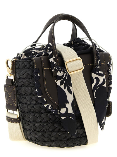 CUBA LAB Black Pantograph Handbag