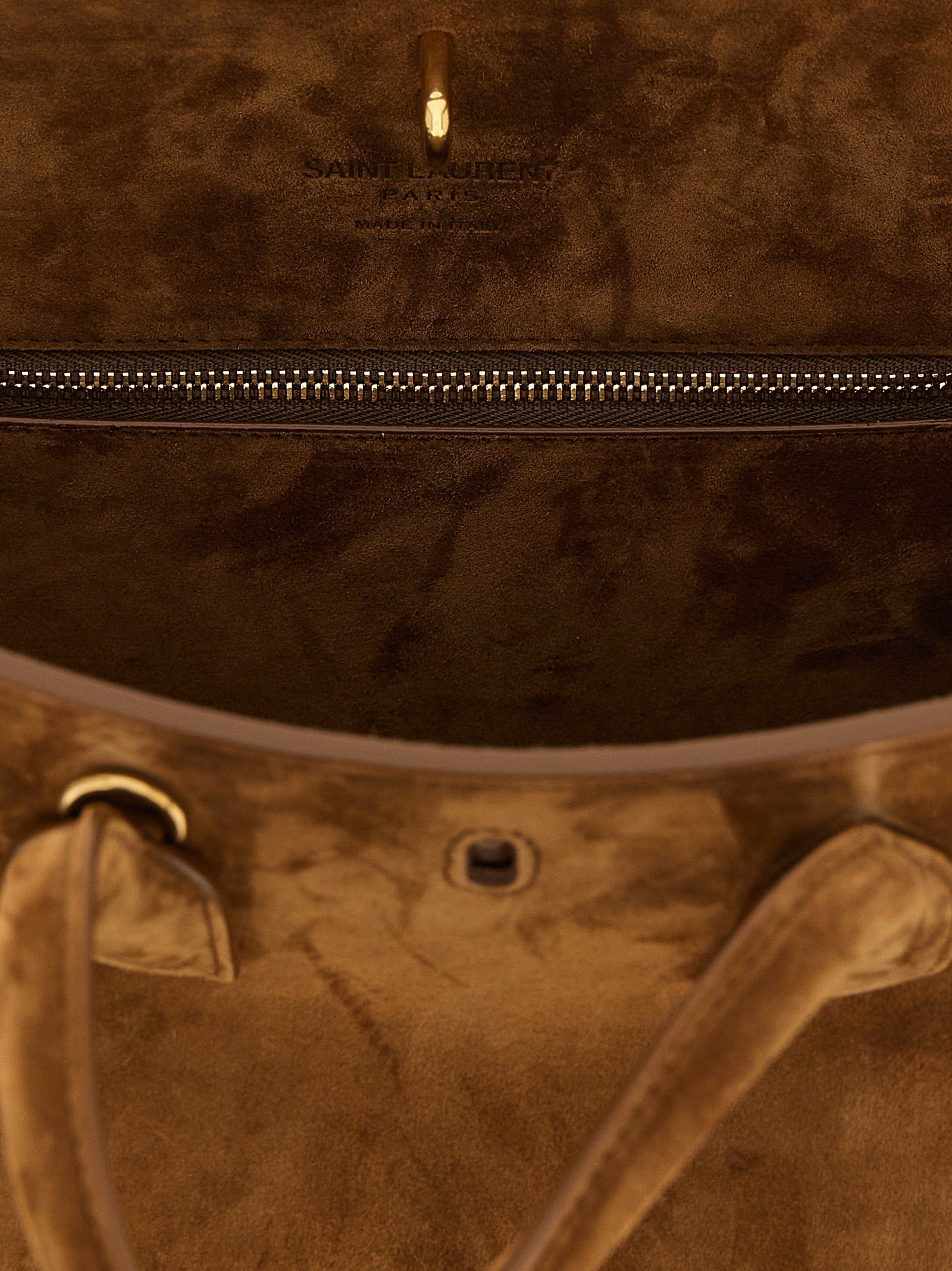 Saint Laurent Brown Calfskin Handbag