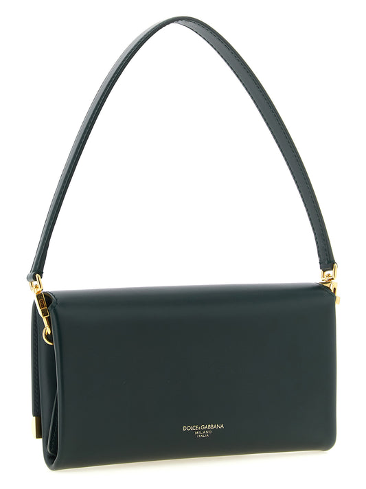 Dolce & Gabbana Bicolor Calfskin Shoulder Bag