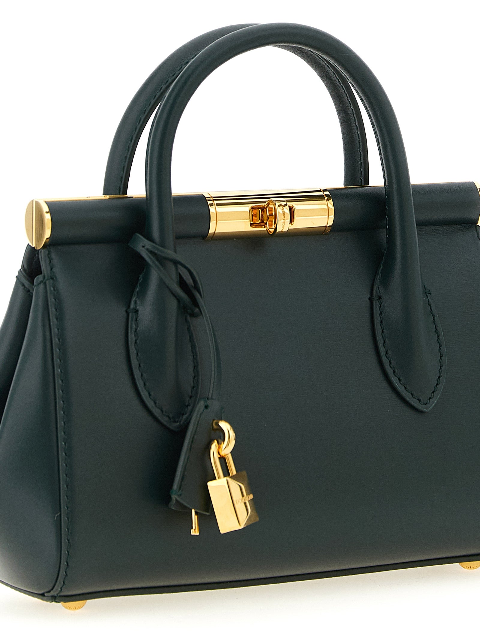 Dolce & Gabbana Bicolor Calfskin Handbag