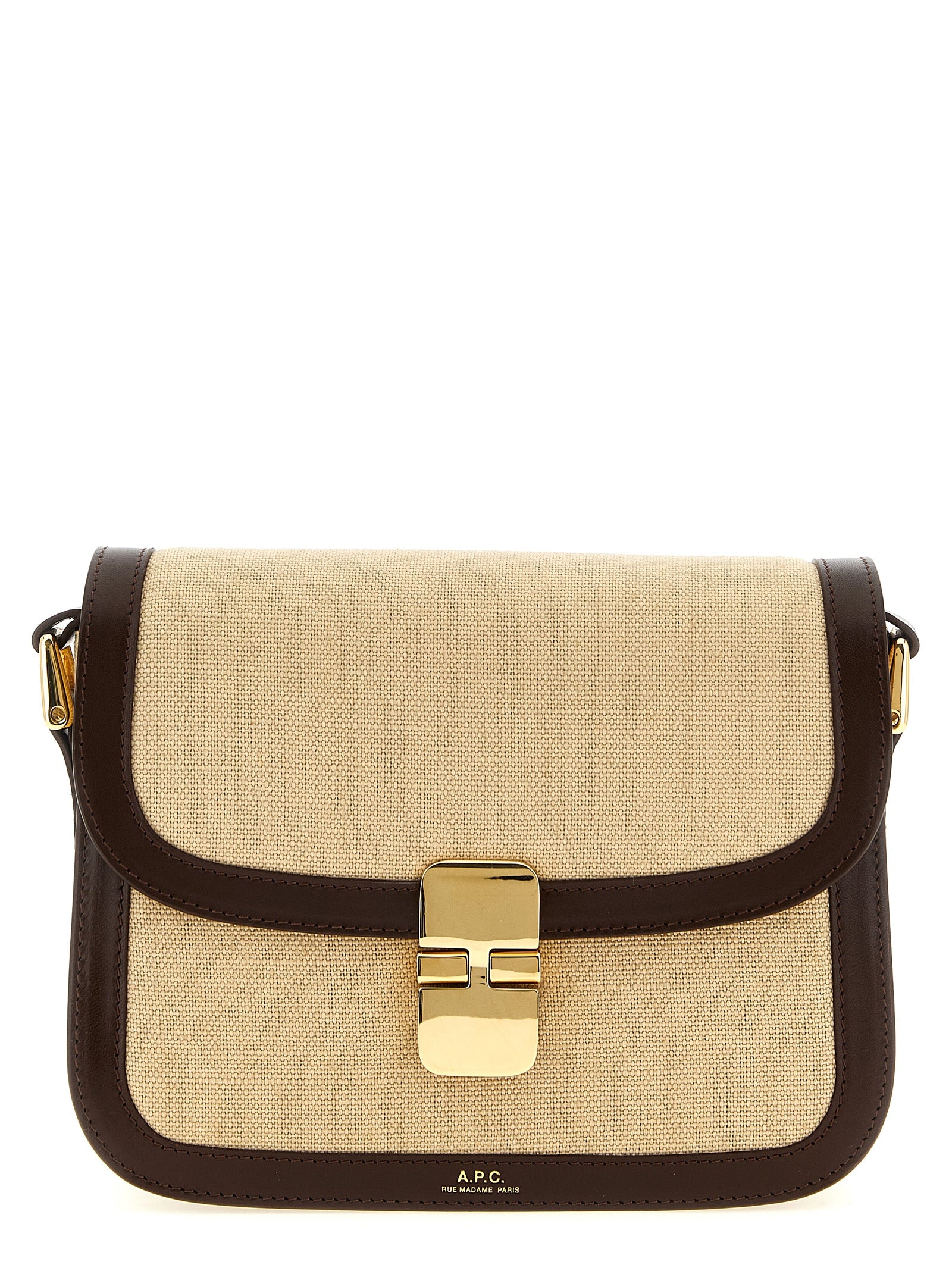 A.P.C. Beige Crossbody Bag