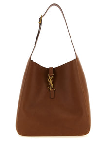 Saint Laurent Brown Calfskin Shoulder Bag