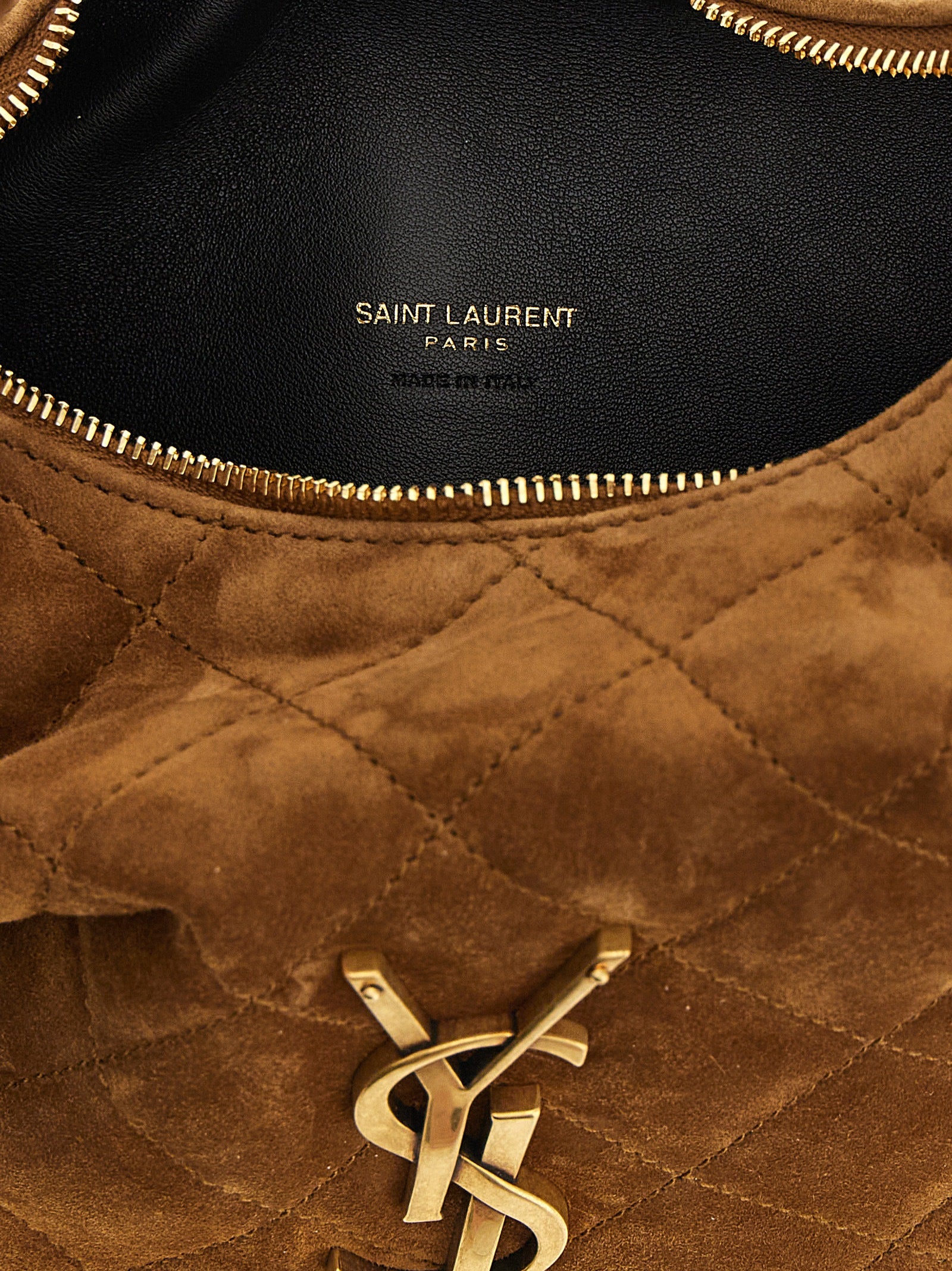 Saint Laurent Brown Calfskin Handbag