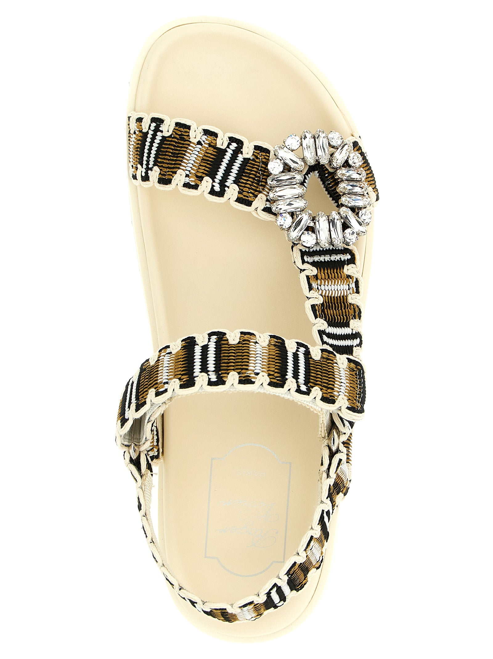Roger Vivier Multicolor Polyester Flat Sandals