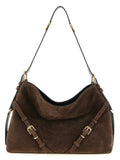 Givenchy Brown Calfskin Shoulder Bag