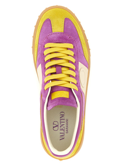Valentino Garavani Multicolor Calfskin Athletic Sneakers