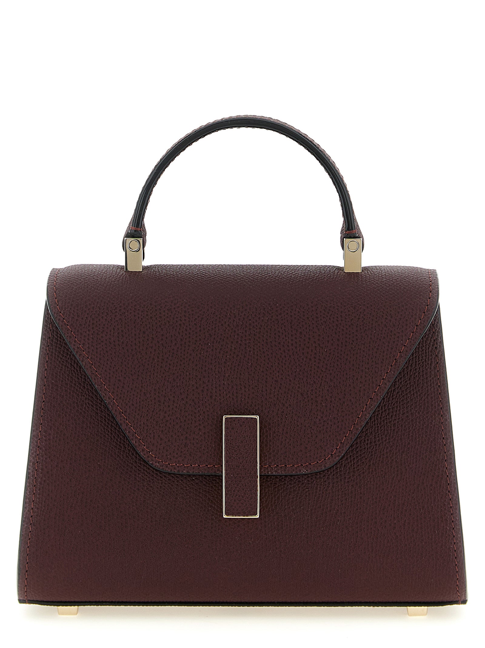 Valextra Bordeaux Calfskin Crossbody Bag